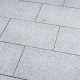 6 cm starke Granit Pflasterplatten Elena weißgrau 60 x 30 cm