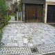 12 cm starke Granit Pflasterplatten Elena weißgrau 60 x 30 cm