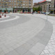 12 cm starke Granit Pflasterplatten Elena weißgrau