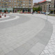 12 cm starke Granit Pflasterplatten Elena weißgrau