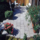 3 cm starke Granit Terrassenplatten Elena weißgrau 60 x 40 cm