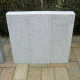 8 x 20 cm Granitpalisaden Elena weißgrau 100 cm lang