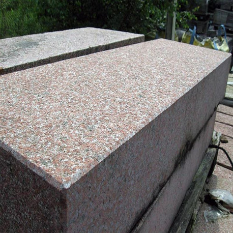 20 x 40 cm Granit Blockstufen Laahs rot