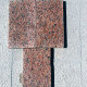 3 cm starke Granit Terrassenplatten Laahs rot 80 x 60 cm