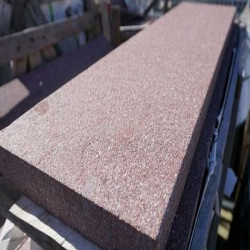 8 x 25 cm Granitpalisaden Laahs rot