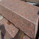 10 x 25 cm Granitpalisaden Laahs rot 250 cm lang