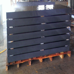 18 x 35 cm Granit-Blockstufen Pedro Black schwarz