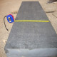 20 x 45 cm Granit Blockstufen Pedro Black schwarz 120 cm lang