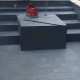 4 x 35 cm Granit Trittstufen Pedro Black schwarz 200 cm lang