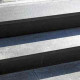 6 x 35 cm Granit Trittstufen Pedro Black schwarz 200 cm lang