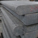 8 x 30 cm Granit Trittstufen Pedro Black schwarz 300 cm lang