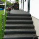 8 x 35 cm Granit Trittstufen Pedro Black schwarz 250 cm lang