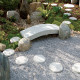 300 x 125 cm Granitbrücke Elena weißgrau, 15 cm stark