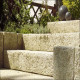 18 x 40 cm Granit Blockstufen Tiago gelb 60 cm lang