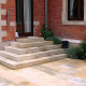 20 x 35 cm Granit Blockstufen Tiago gelb 350 cm lang