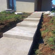 8 cm starke Granit Podestplatte Tiago gelb 150 x 150 cm