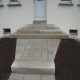 15 cm starke Granit Podestplatte Tiago hellgelb 100 x 100 cm
