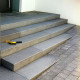 18 cm Granit Podestplatte Alvaro anthrazit 150 x 150 cm