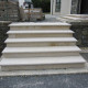 8 x 30 cm Granit Trittstufen Tiago gelb 300 cm lang