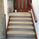 8 x 40 cm Granit Trittstufen Tiago gelb 150 cm lang