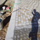 12 cm starke Granit Pflasterplatten Tiago gelb