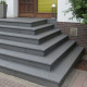 4 x 30 cm Granit Trittstufen Alvaro anthrazit 200 cm lang