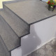 4 x 30 cm Granit Trittstufen Alvaro anthrazit 80 cm lang
