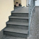 4 x 30 cm Granit Trittstufen Alvaro anthrazit