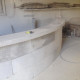 3 cm starke Mauerabdeckplatten Tiago gelb 36 cm breit