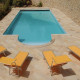 3 cm starke Granit Terrassenplatten Tiago gelb