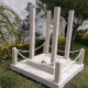 15 x 15 cm Granitpfosten Tiago gelb 150 cm lang