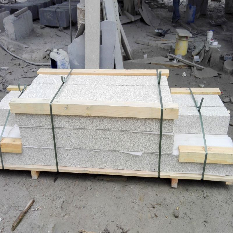 20 x 20 cm Granitpfosten Tiago gelb 200 cm lang