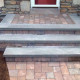 6 x 30 cm Granit Trittstufen Alvaro anthrazit 200 cm lang