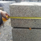 30 x 30 cm Granitpfosten Tiago gelb